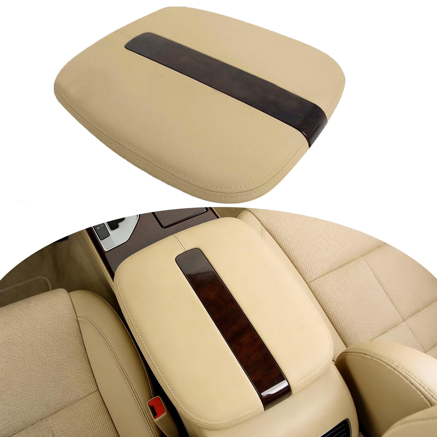 LYMPH•DIET ホルミシスエステイーマットカバー Amazon.com: Priprilod Leather Center Console Lid Cover Armrest